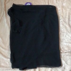 Bathing suit sarong.